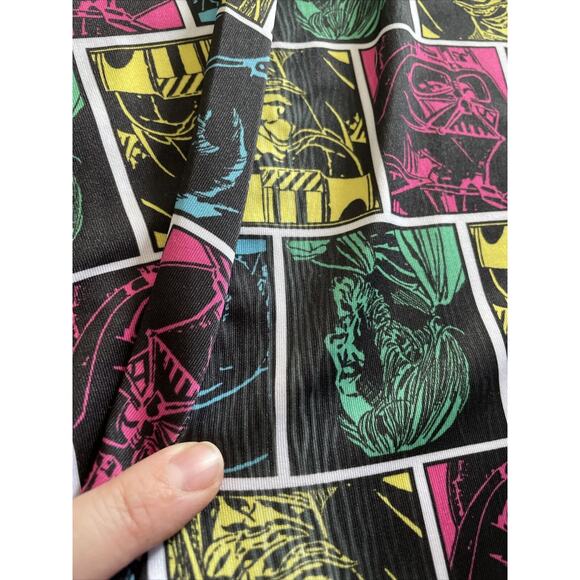 3/20 Star Wars Junior's Sz M Stretch Leggings Pop Art Colors All Over Print - Picture 8 of 8